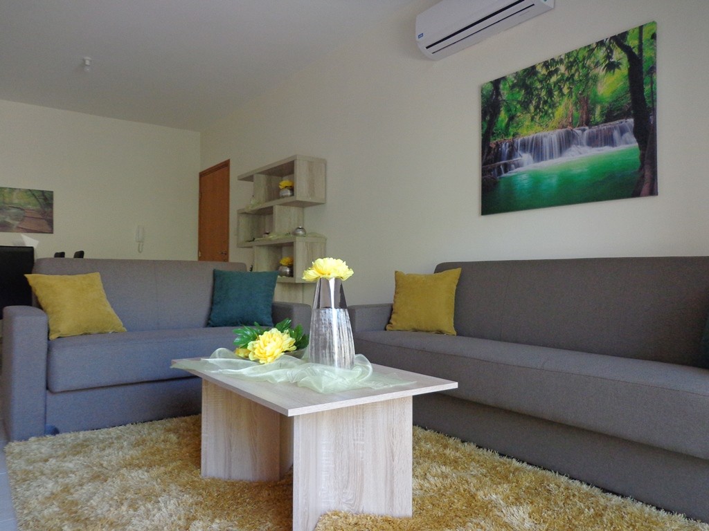 Fully Furnished Apartment Peyia For Rent PYR.B 101 lounge area